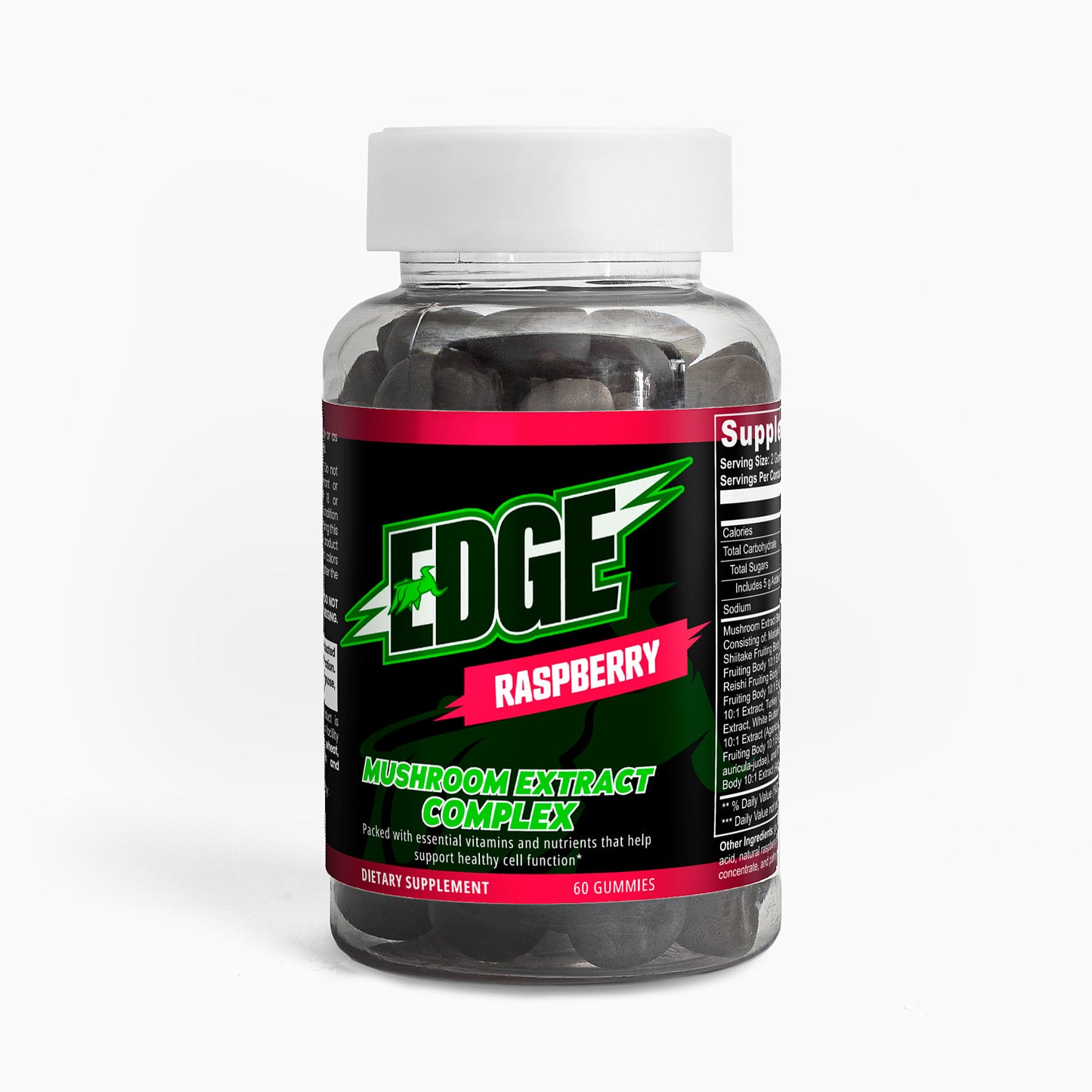 MUSHROOM EXTRACT GUMMIES (RASPBERRY FLAVOR)