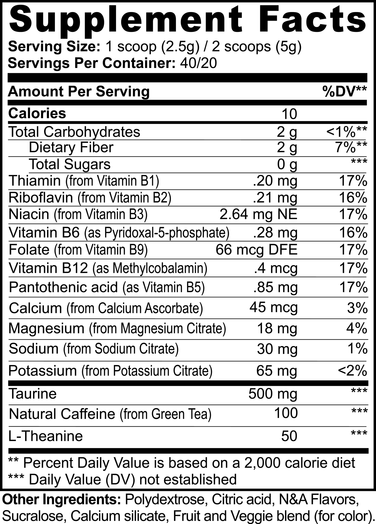 ENERGY FORMULA (LYCHEE FLAVOR)